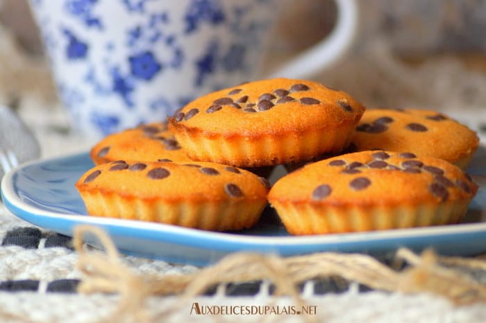 financiers aux pépites de chocolat