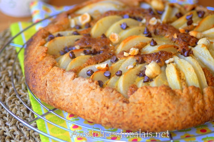 Tarte aux poires et frangipane