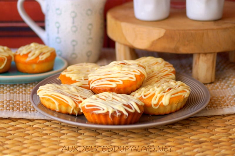 Financiers au chocolat blanc