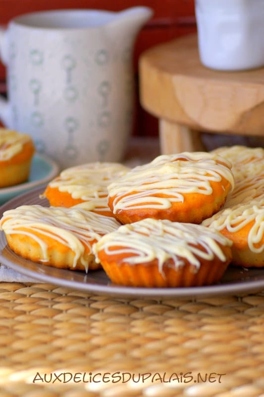 Financiers au chocolat blanc