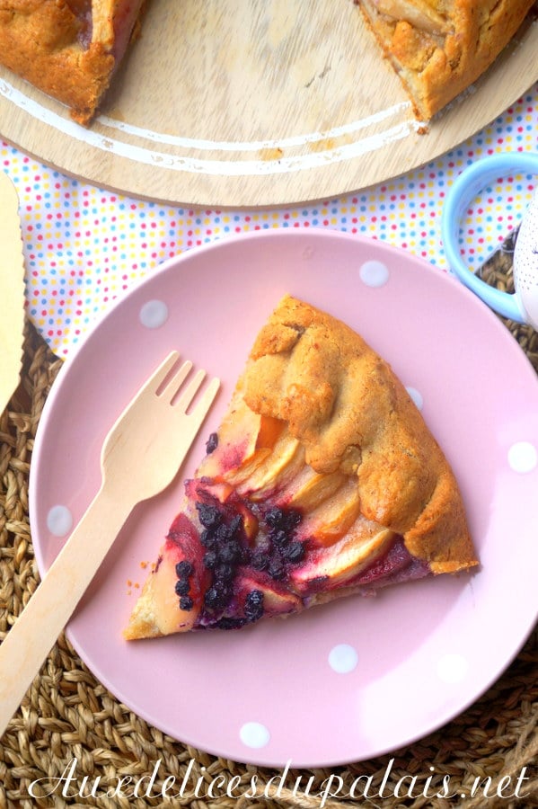 tarte aux pommes et frangipane