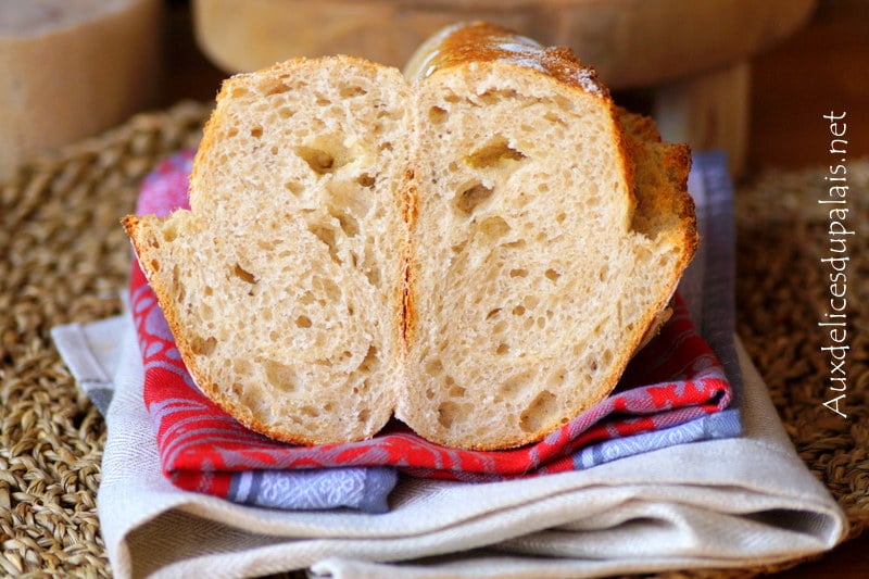 Pain à la semoule au levain naturel