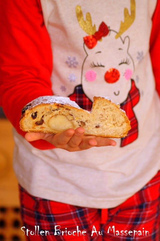 Stollen brioche allemande de noël