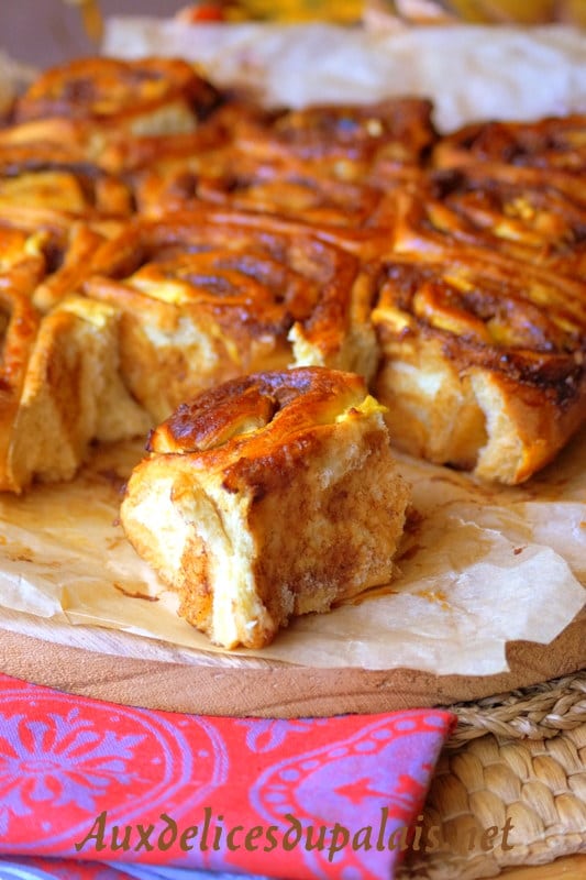 Recette brioche aux pommes et cannelle