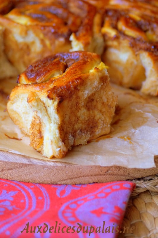 Recette brioche aux pommes et cannelle