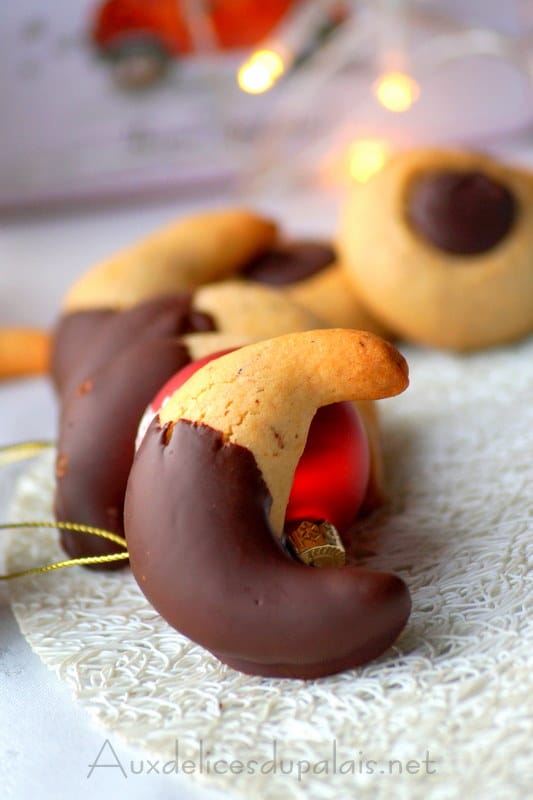 cornes aux noisettes (biscuit de noel)