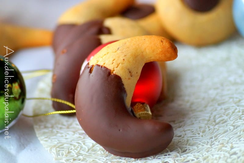 Sablés aux noisettes et chocolat (bredele)