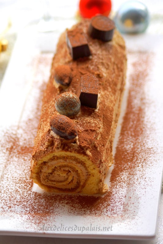 Recette bûche au café d'Eric Kayser