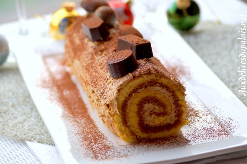 Recette bûche au café d'Eric Kayser · Aux délices du palais