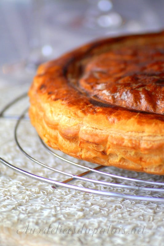 Galette des rois frangipane à la framboise 