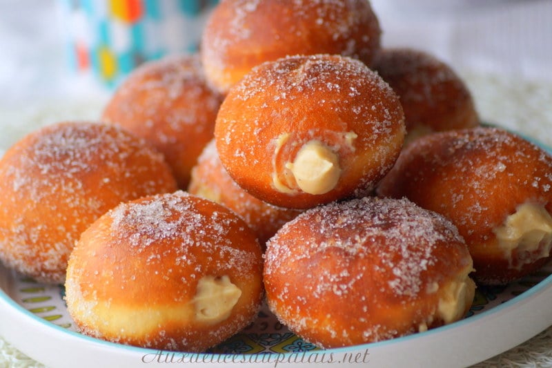 Beignets with a Cafe Au Lait Creme Anglaise