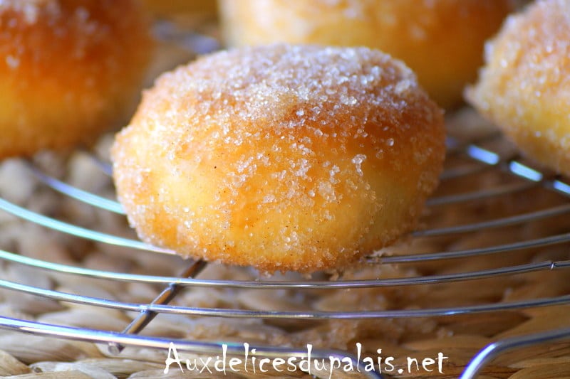 Beignets légers au four au sucre