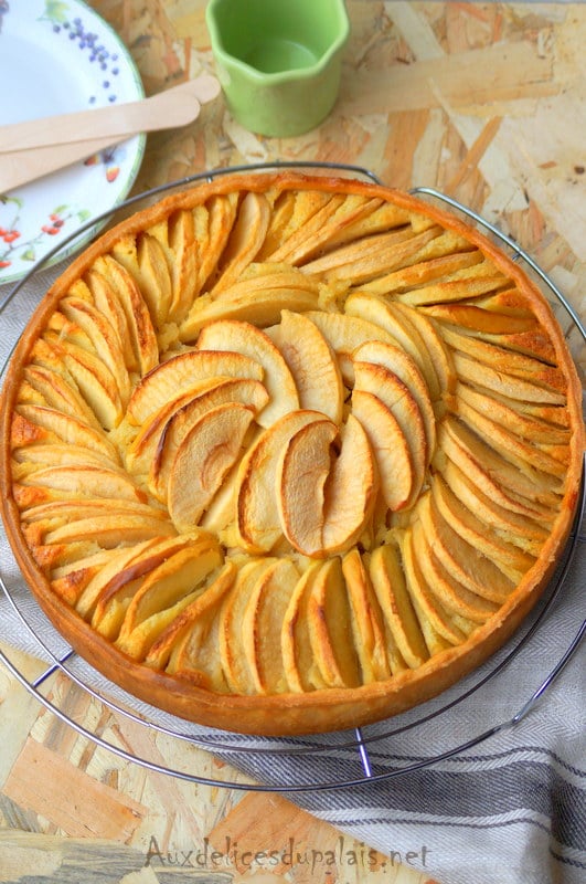 Tarte amandine aux pommes