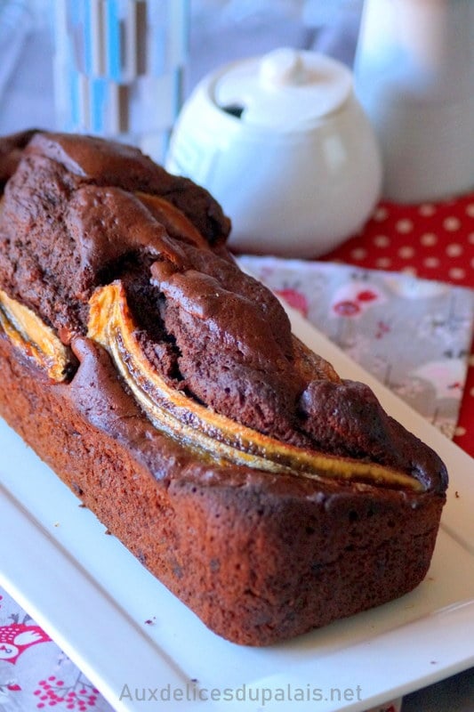 Cake chocolat banane ultra moelleux