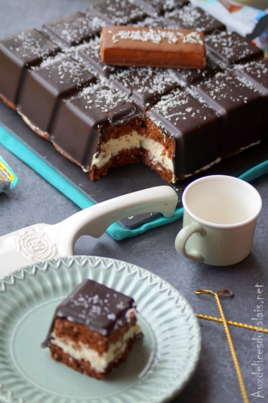 Kinder délice géant à la noix de coco