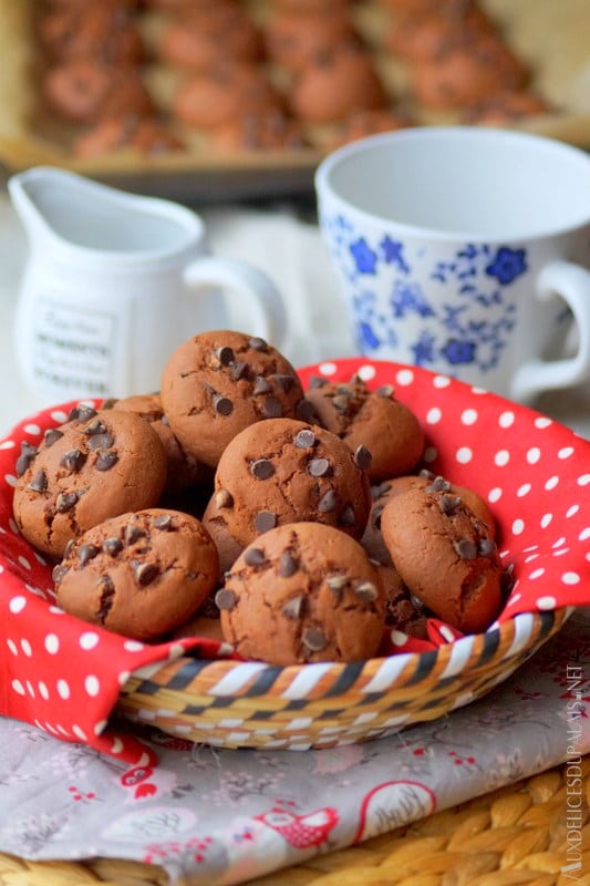 Biscuits fondants au chocolat (sans beurre)