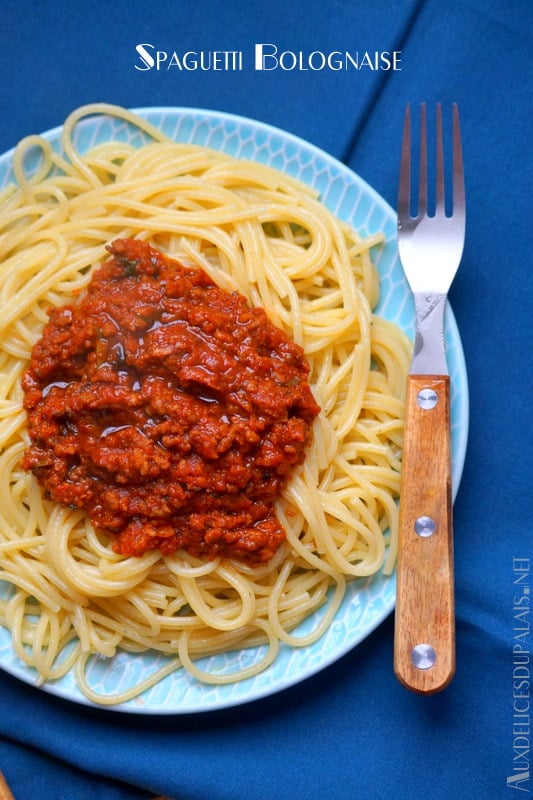 Spaghetti à la Bolognaise (recette facile)