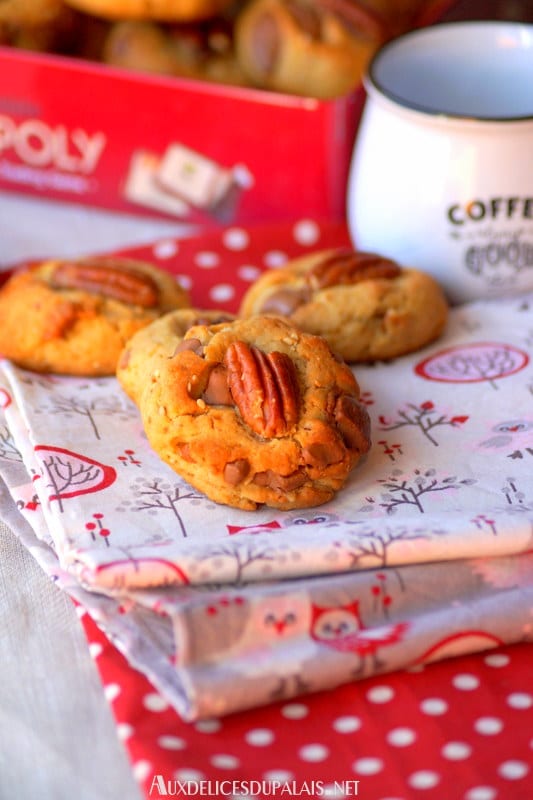 Cookies moelleux au chocolat et noix de pécan