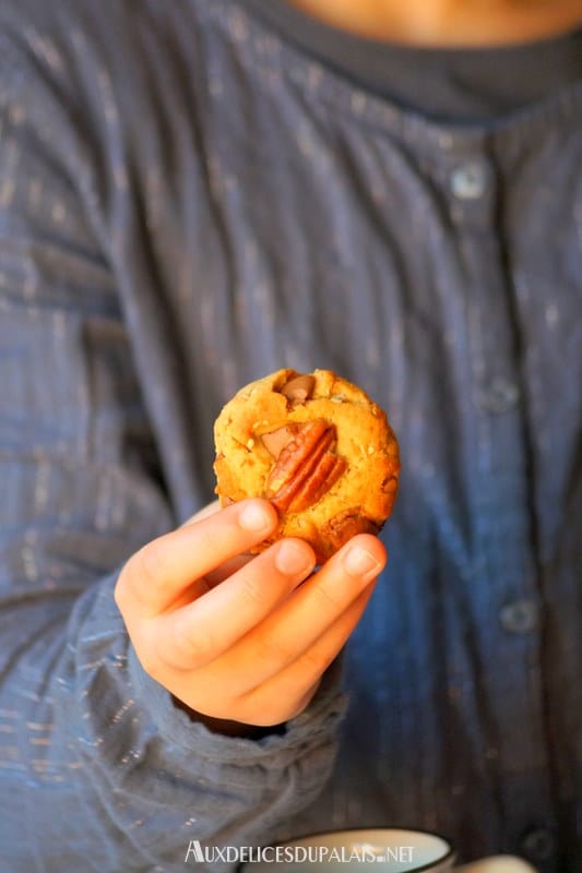 Cookies aux noix de Pécan et pépites de chocolat