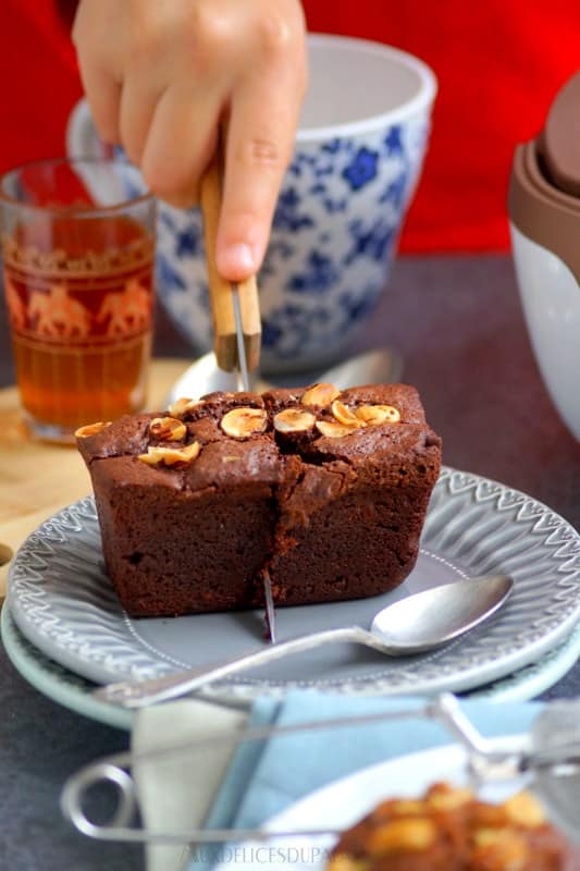 Mini-cakes au chocolat et amandes au Cake Factory