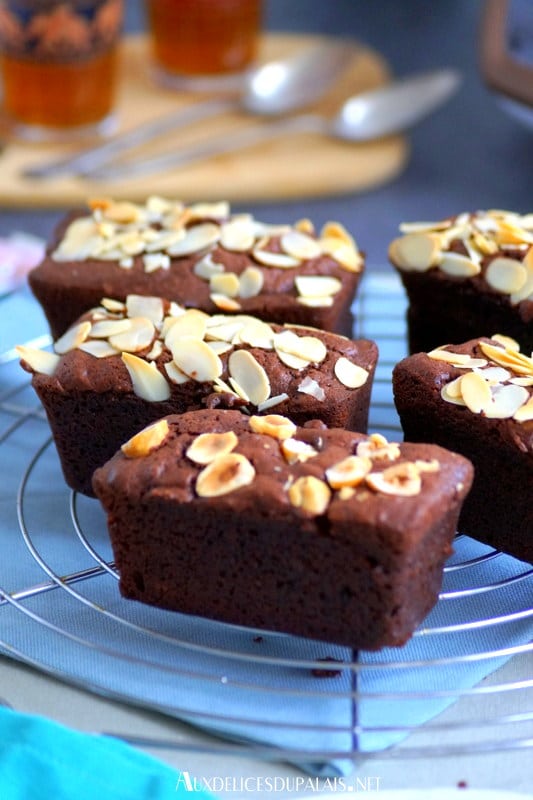 Mini-cakes au chocolat et amandes au Cake Factory