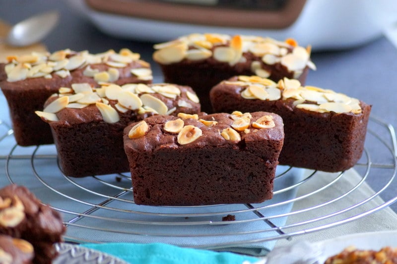 Mini-cakes au chocolat et amandes au Cake Factory