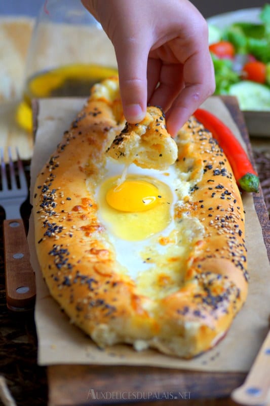 Khachapuri, pain géorgien au fromage