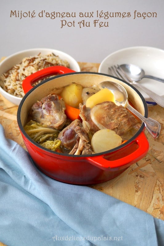 Mijoté d'agneau aux légumes façon Pot au feu