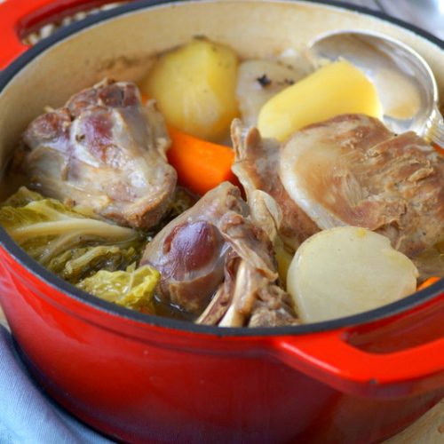 Mijoté d'agneau aux légumes façon Pot au feu