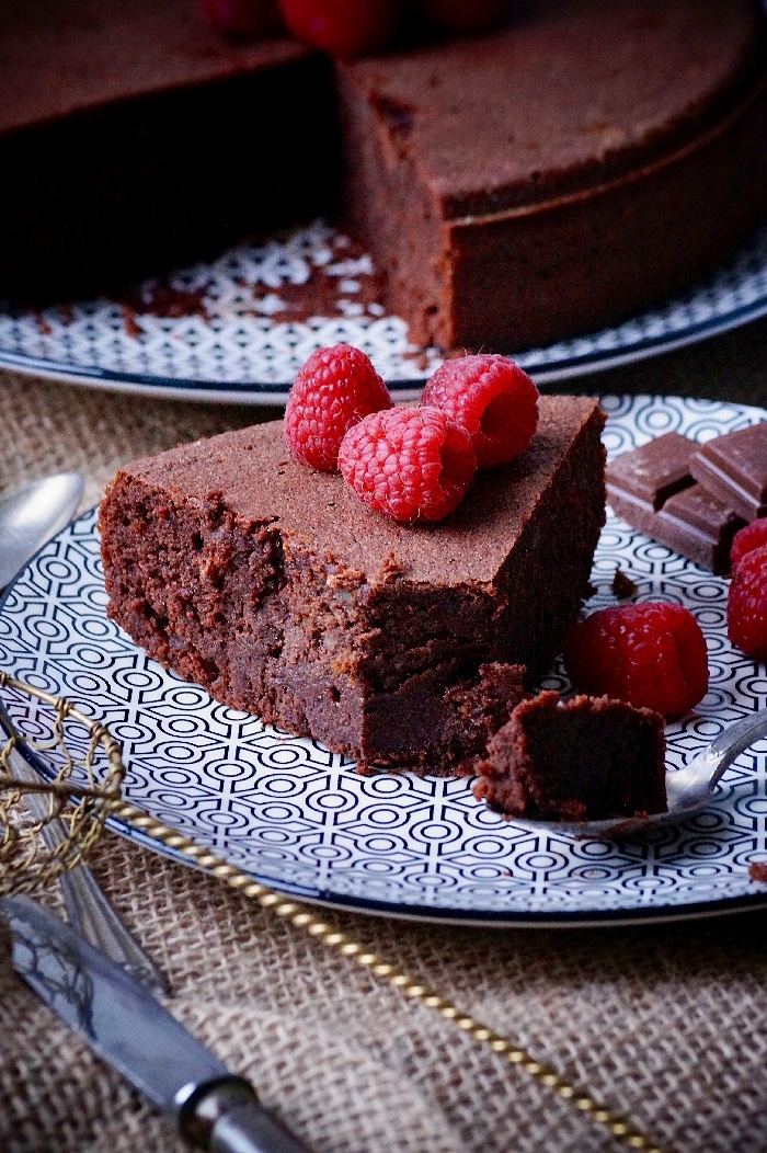 Gâteau pomme de terre chocolat amande