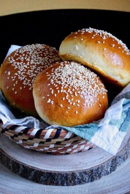 Pains à burgers brioché extra moelleux (Buns)