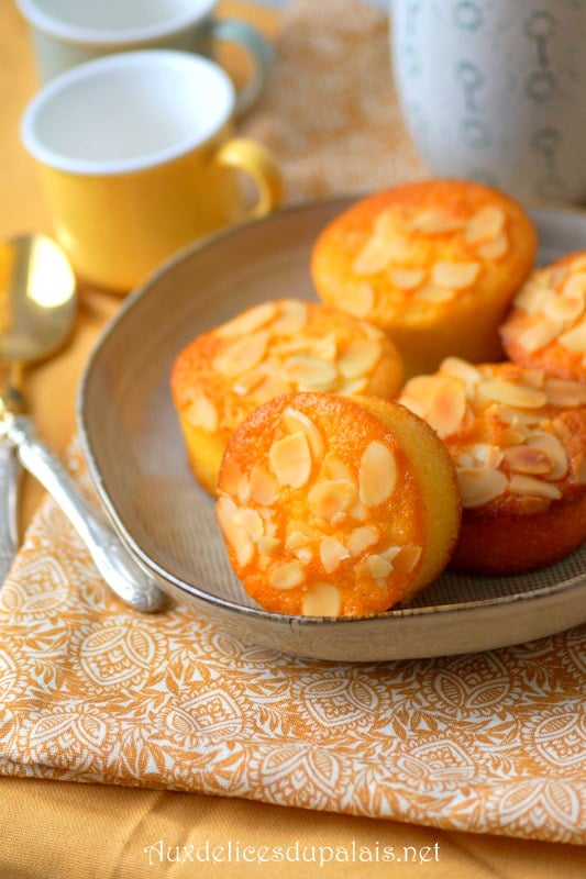 Moelleux aux amandes et à la fleur d'oranger