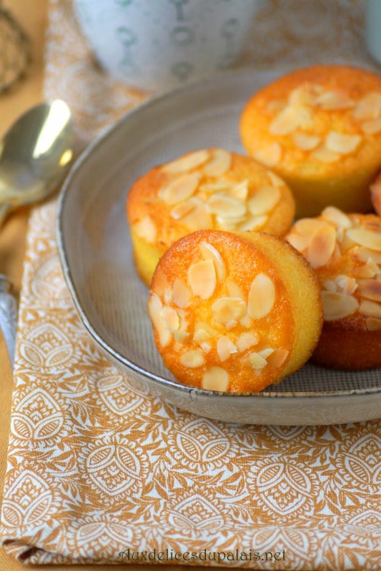 Moelleux aux amandes et à la fleur d'oranger