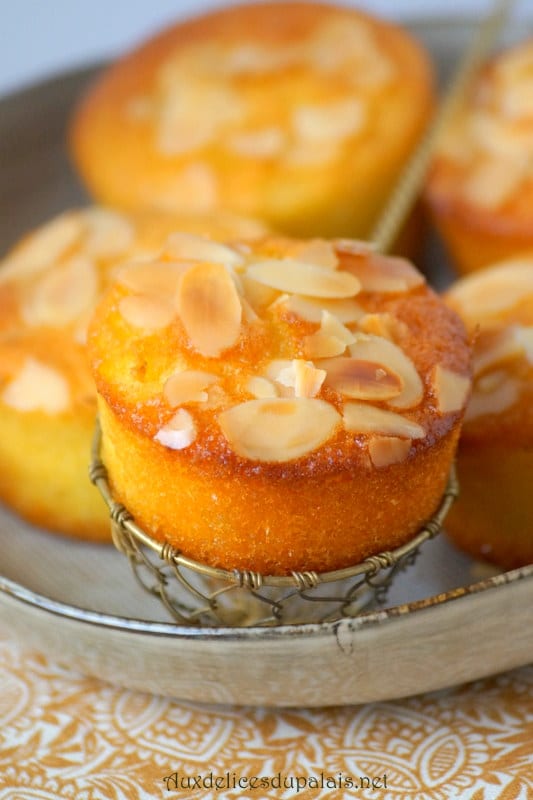 muffins amandes fleur d'oranger