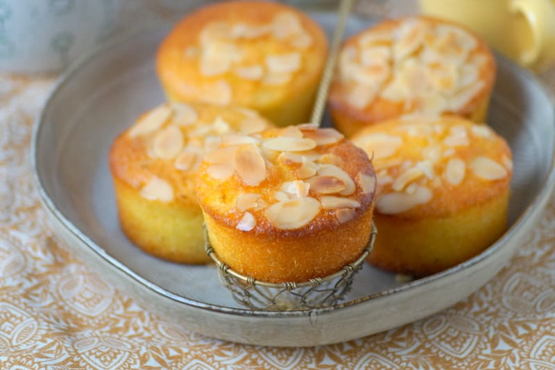 Moelleux aux amandes et à la fleur d'oranger