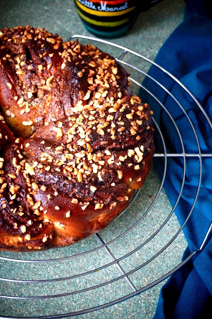 Babka chocolat noisette de Jeffrey Cagnes