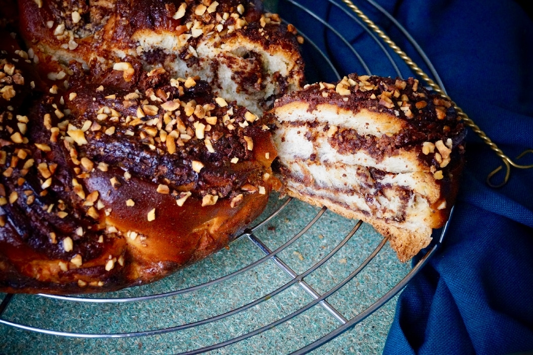 Babka de Jeffrey Cagnes (brioche roulée chocolat)