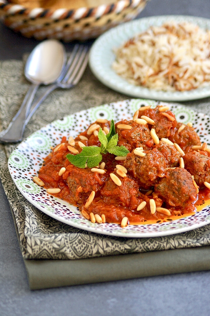 daoud bacha kefta à la sauce tomate libanaise