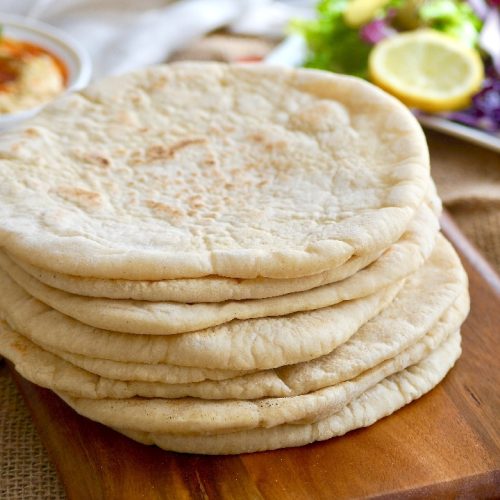 Pain pita libanais cuit à la poêle