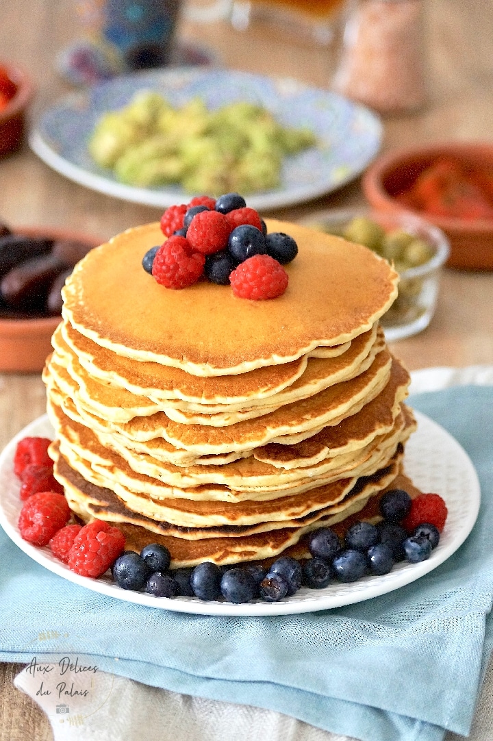 Pancakes Fluffy extra moelleux (sans repos)