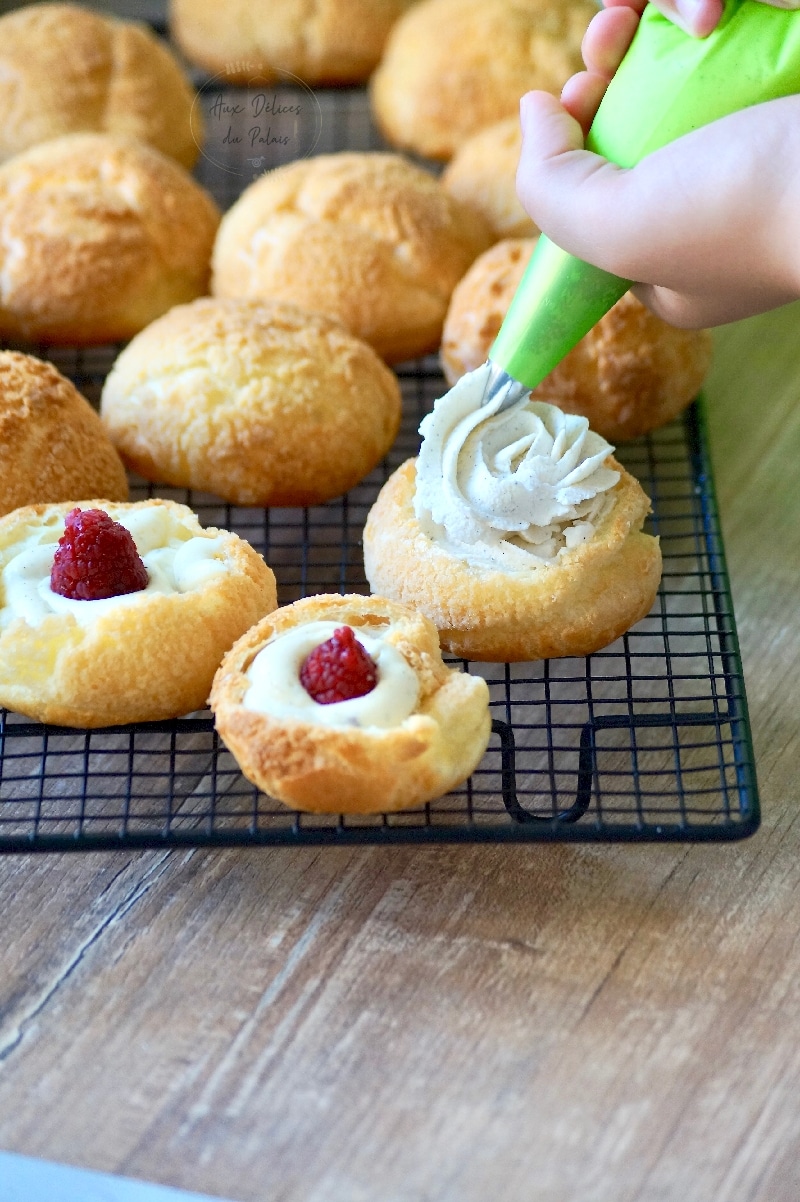 choux à la crème vanille