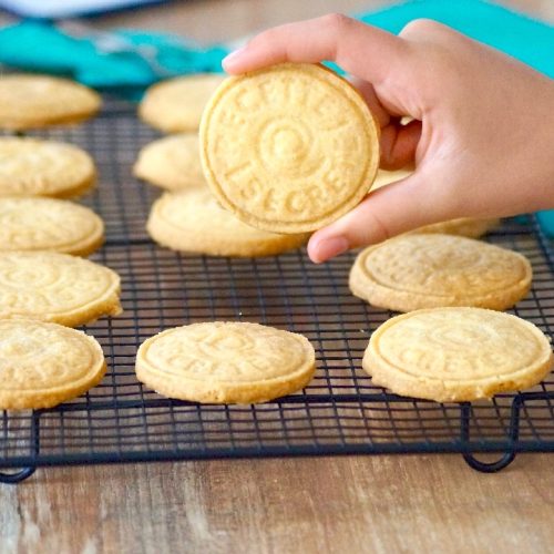 Shortbread biscuits sablés écossais