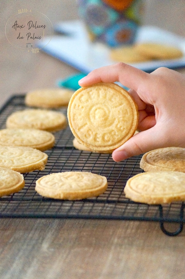 Shortbread biscuits sablés écossais