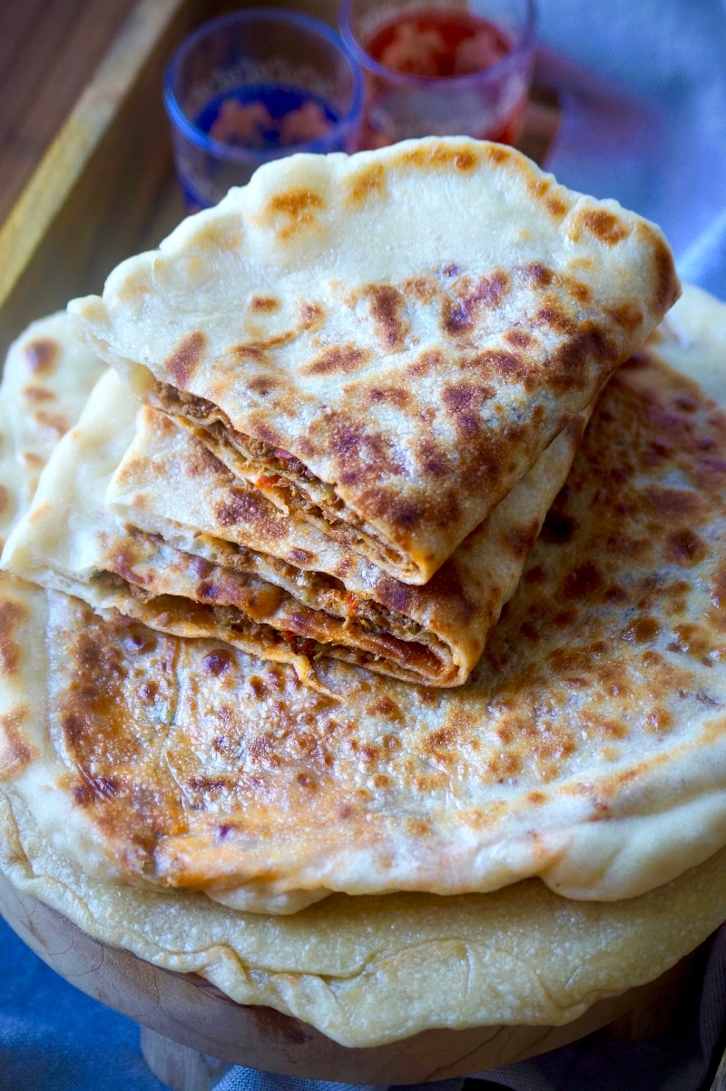 recette naan pain indien à la viande hachée