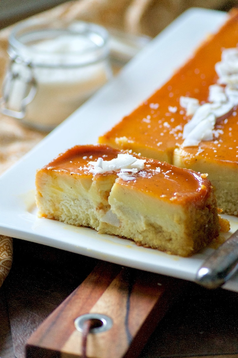 Flan coco vanille au lait de coco