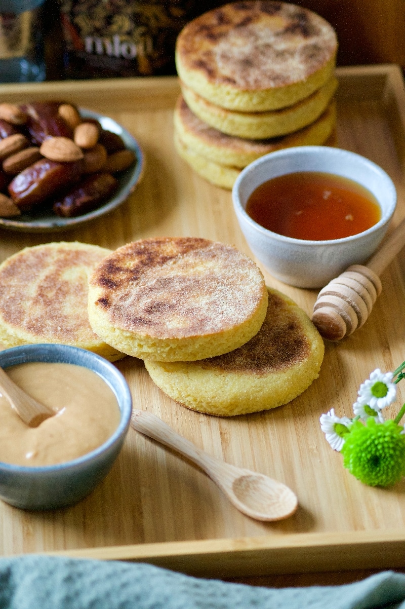 Harcha galette de semoule au lait