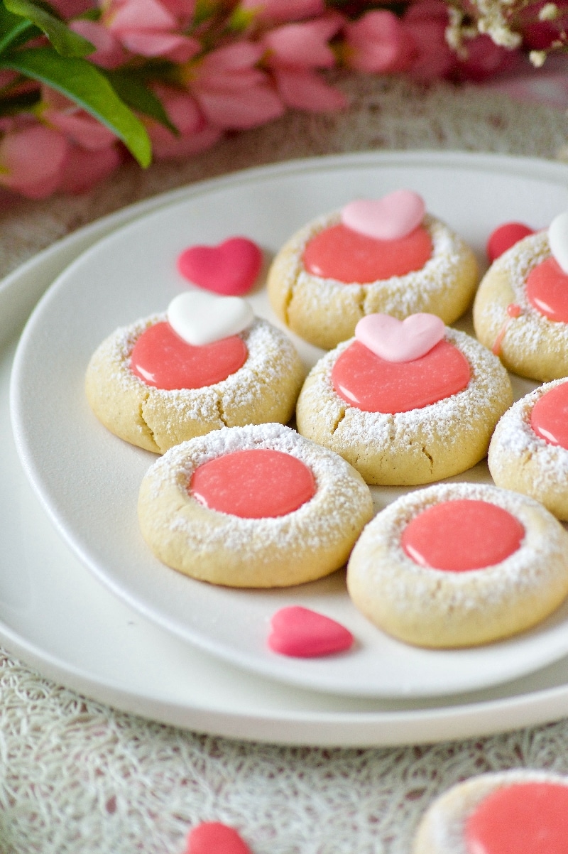 Biscuits sablés fondants à la maïzena (Octobre rose)