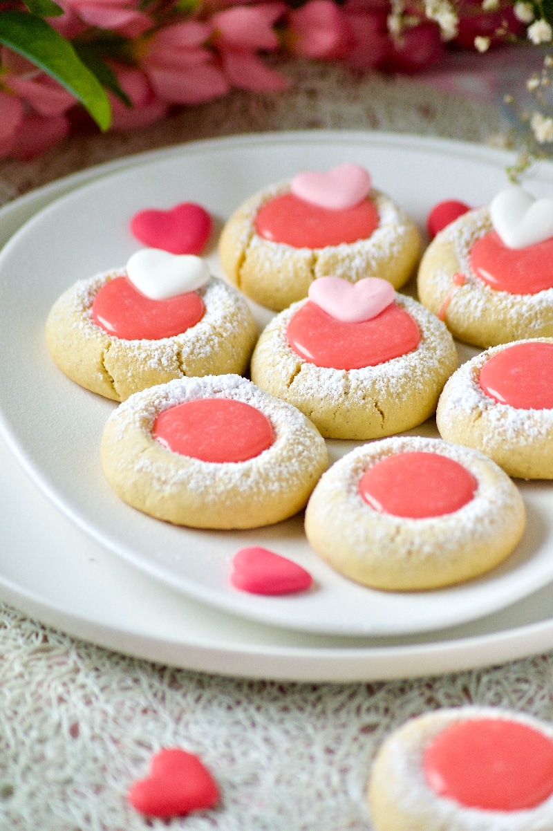 Biscuits sablés fondants à la maïzena (Octobre rose)