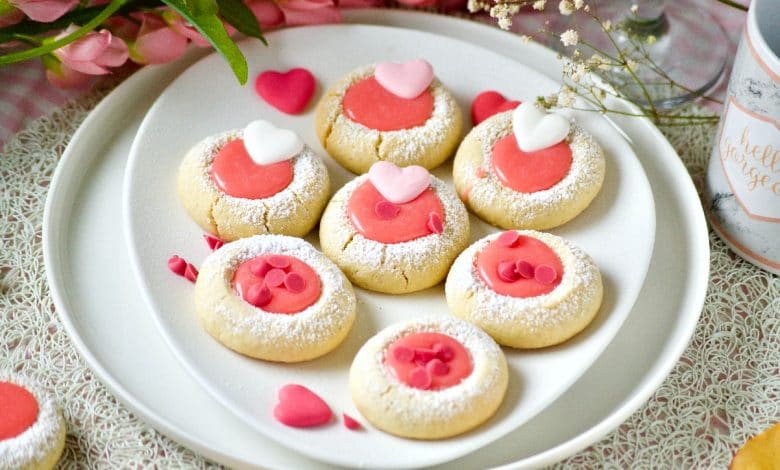 Biscuits sablés fondants à la maïzena (Octobre rose)