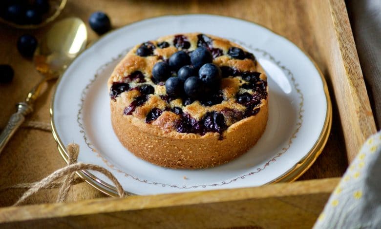 Tarte amandine aux myrtilles (recette facile)
